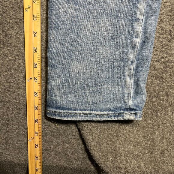 Lucky Brand High Rise Zoe Straight Leg Denim Jeans Size 10/30L Womens 28x30 - Picture 10 of 14